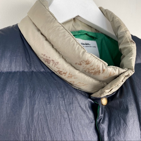 Visvim Insulator Down Vest Multicolor Men's Size Medium - Picture 3 of 9